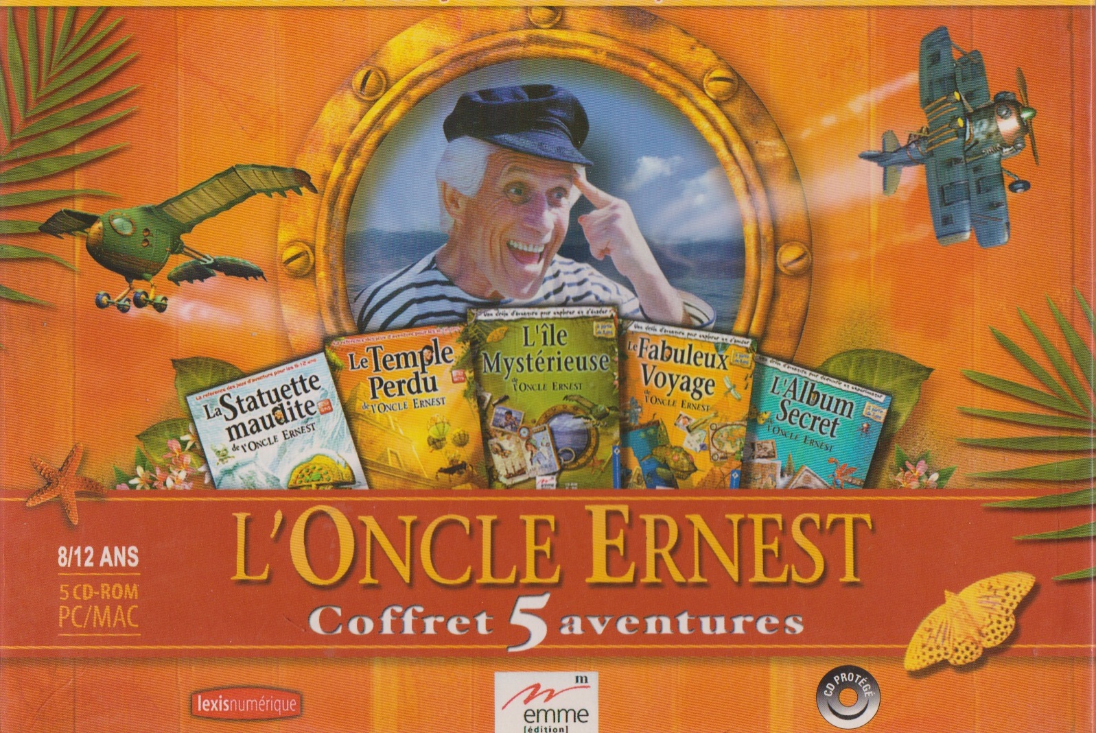 Coffre intégrale des 5 jeux Oncle Ernest