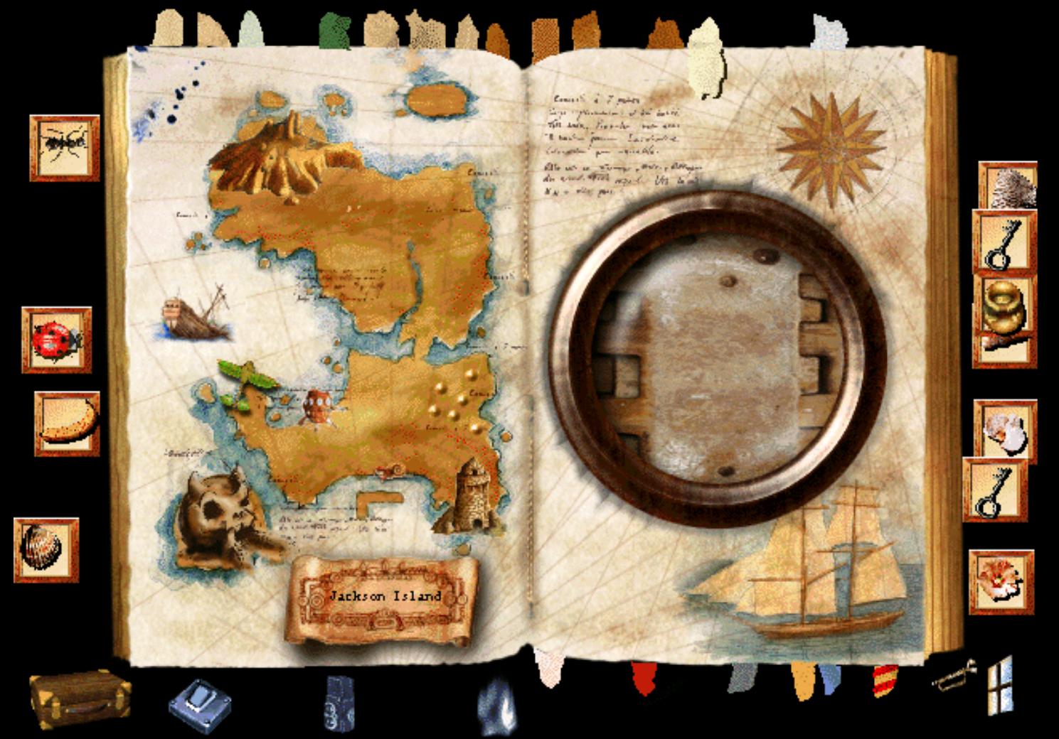 page Carte de l'île